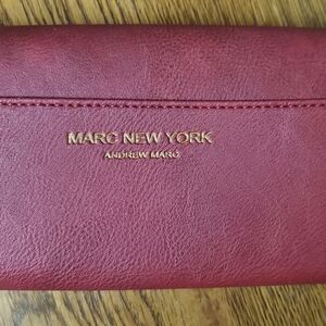 NWT Marc New York Burgundy Leather Accessory